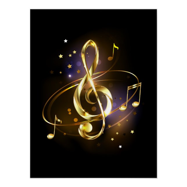 Póster Clave de Sol Musical de Ouro (Frente)
