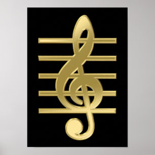 Póster clave ouro