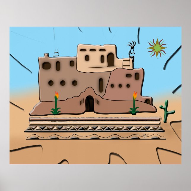 Póster Clay House (Frente)