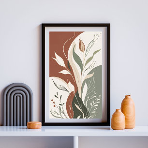 Poster Clay & Leaf II