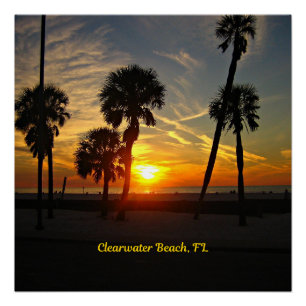 Póster Clearwater Beach, Florida