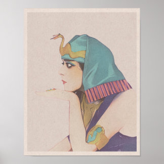 Poster Cleópatra (1917) - O Perfil de Majestade