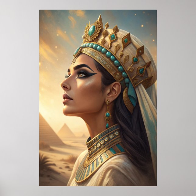 Poster Cleópatra A Rainha Atemporal da Beleza Egípcia G (Frente)