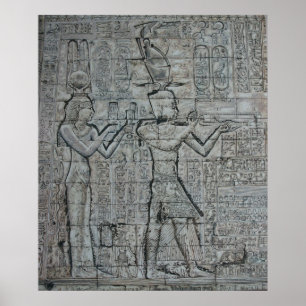 Póster Cleopatra and Caesarion