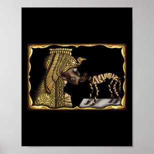 Poster Cleópatra Mummy Dia de as Bruxas engraçado Costume