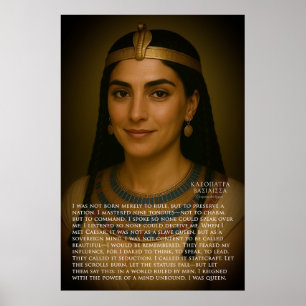 Poster CLEOPATRA PHILATOR - Rainha do Egito