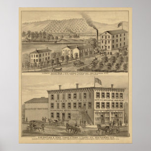 Póster Clermont Woolen Mills