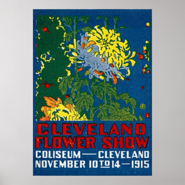 Poster Cleveland Flower Show 1915 (Frente)