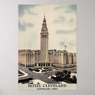 Póster Cleveland, Ohio