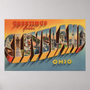 Póster Cleveland, Ohio - grandes cenas 2 da letra
