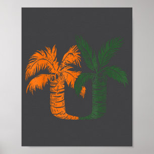 Poster Clic Vintage Anos 90 Palmeiras Miami Um