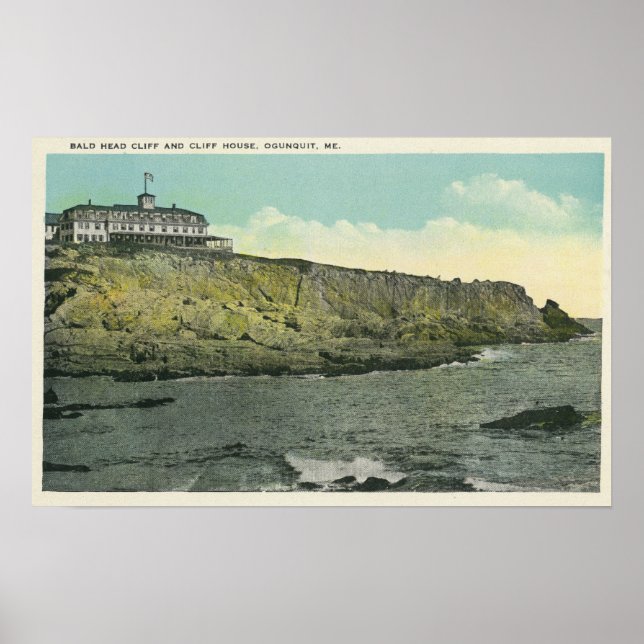 Poster Cliff Cabeça Sálida e Exterior do Cliff House # (Frente)