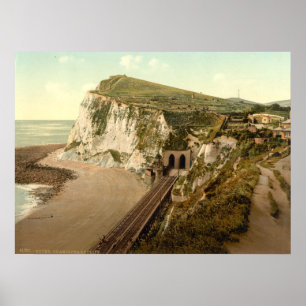 Póster Cliff de Shakespeare, Dover, Kent, Inglaterra