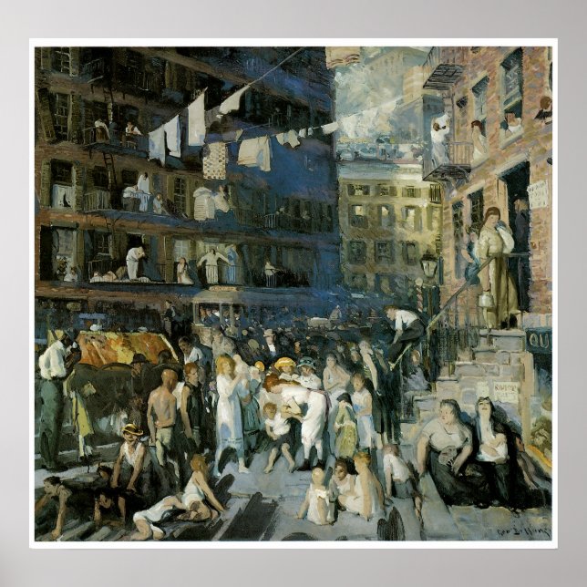 Póster Cliff Dweller, 1913 George Bellows (Frente)