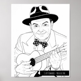 Poster Cliff Edwards - Ukulele Ike