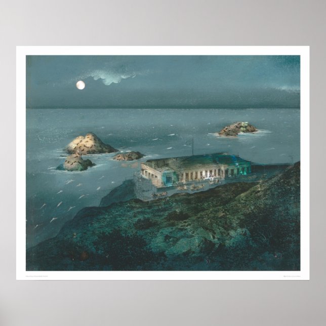 Poster Cliff House and Seal Rocks (1157) (Frente)