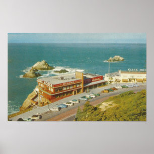 Poster Cliff House, San Francisco CALIFORNIA historic