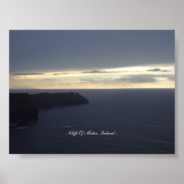 Poster Cliff of Moher, Irlanda (Frente)