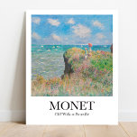 Poster Cliff Walk em Pourville por Claude Monet<br><div class="desc">Adicione um toque de beleza à sua casa com este poster estonteante da pintura de Claude Monet, Cliff Walk em Pourville. Pintada em 1882, esta obra-prima representa duas mulheres em pé sobre um penhasco acima do mar. Esta pintura foi inspirada pela longa estada de Monet em Pourville, em 1882. Traga...</div>