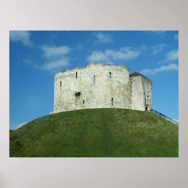 Póster Cliffords Tower, York, Inglaterra (Frente)