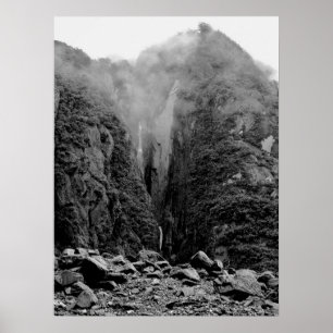 Poster Cliffs Rocky na Fox Glacier