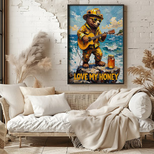 Poster Cliffside Croonista: A melodia do Urso