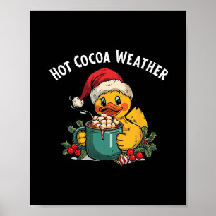 Poster Clima de Cacau Quente Cruzeiro Pato Bebida de Nata