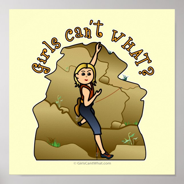Póster Clima Light Girl Rock (Frente)