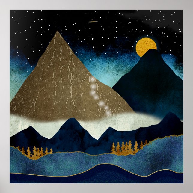 Poster Climas de montanha do ouro (Frente)