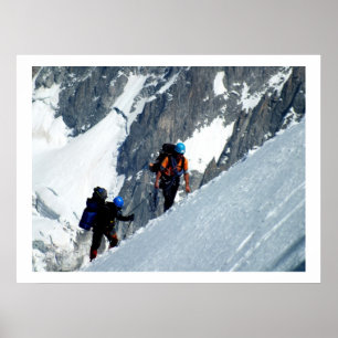 Póster Climatres no Monte Branco, França
