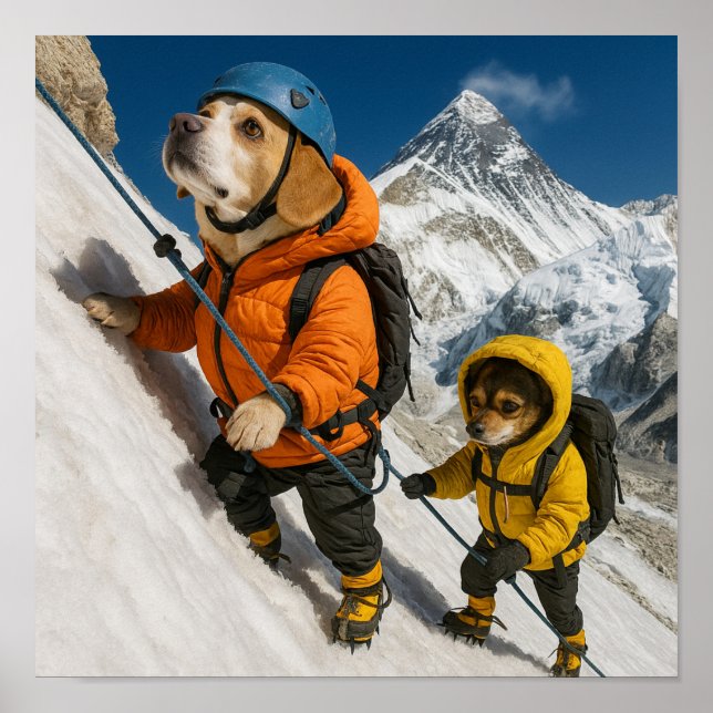 Poster "Climb Every Mountain" (Frente)