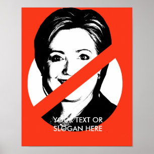 POSTER CLINTON ANTI-HILLARY