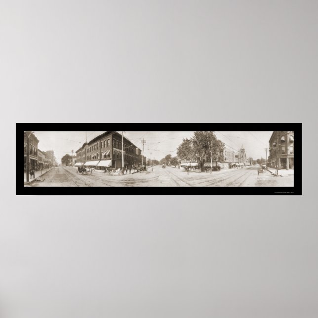 Póster Clinton, Iowa Photo 1907 (Frente)