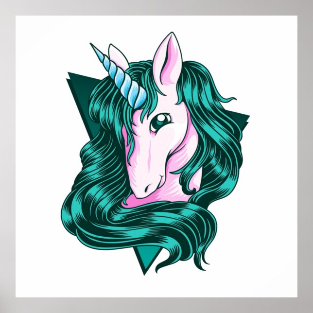Poster Clip art Unicorn (Frente)