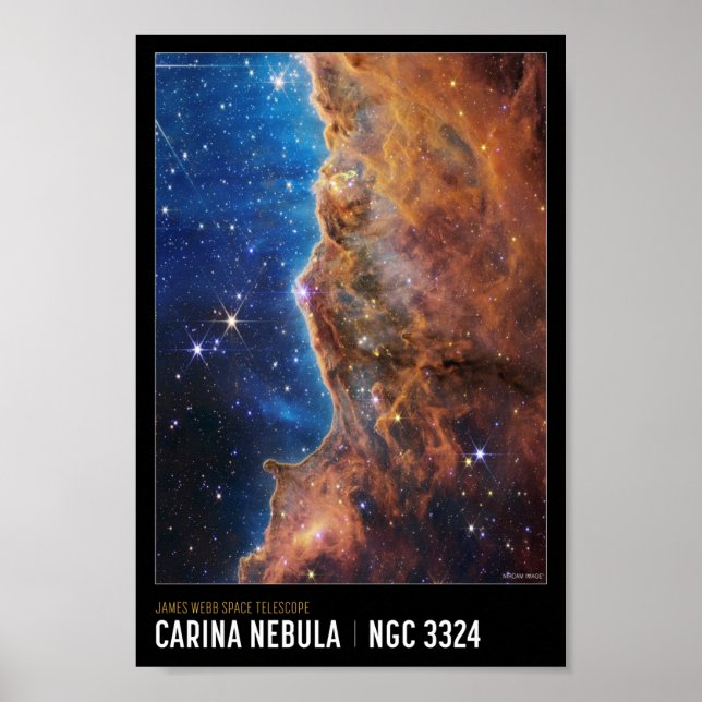 Poster Clipes Cósmicos James Webb NASA Material Educacion (Frente)