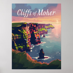 Poster Clipes do pôr do sol da mãe
