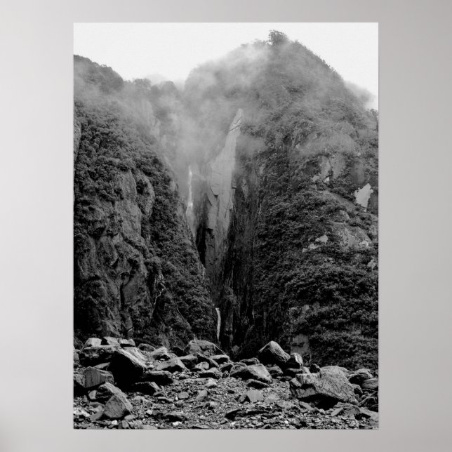 Poster Clipes Rocky na Fox Glacier (Frente)