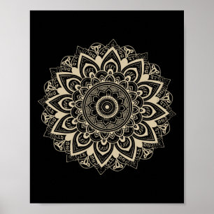 Poster Clique em Estilo Mandala 86 47 Sutil Anti Trump Re