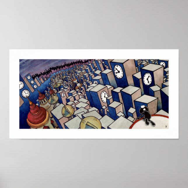 Póster Clockland #2 - Clocklands - 17 x 9 (Frente)