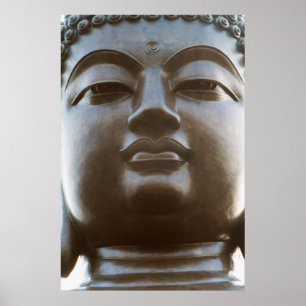 Póster Close-up da estátua de Buda
