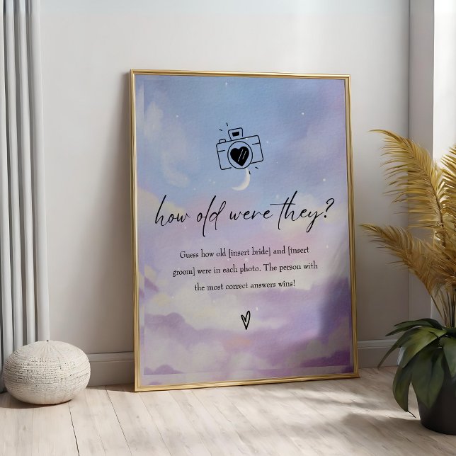 Poster Cloud 9 Quantos Anos Tinham O Sinal De Jogo De Chá (Criador carregado)