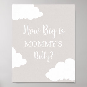 Poster Cloud How Big is Mamãe Belly