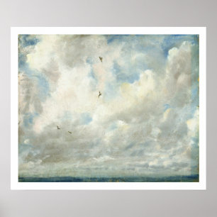Póster Cloud Study, 1821 (óleo no papel colocado no conse
