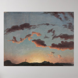 Poster Cloud Study (Clouds in Sky) (por Knud Baade)