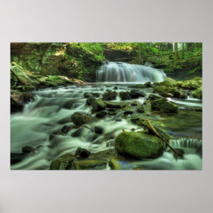 Poster Cloudland Canyon Waterfall