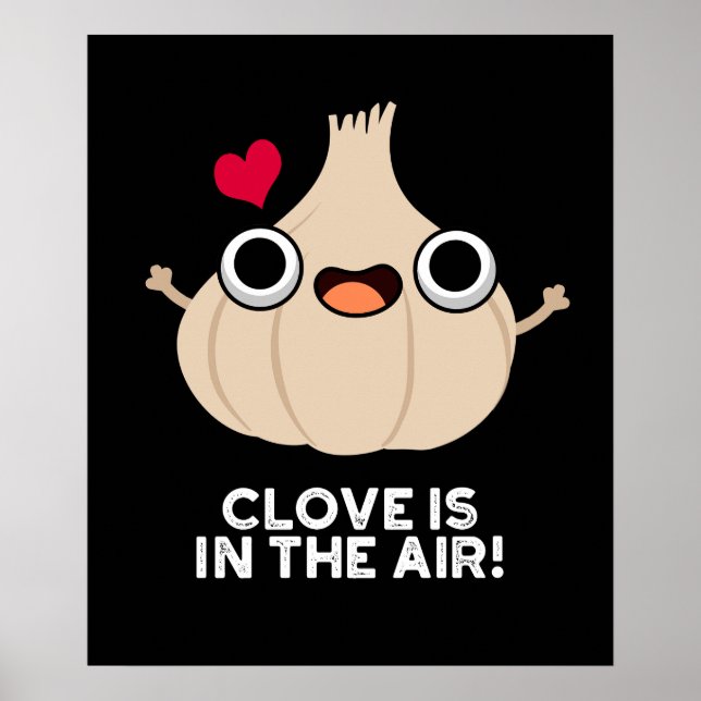 Poster Clove Está No Ar Engraçado Alho Engraçado Escuro B (Frente)