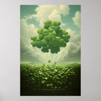 Poster Clover de Quatro Folhas