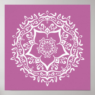 Póster Clover Mandala