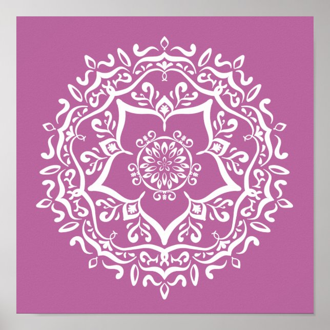 Póster Clover Mandala (Frente)
