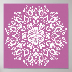 Póster Clover Mandala